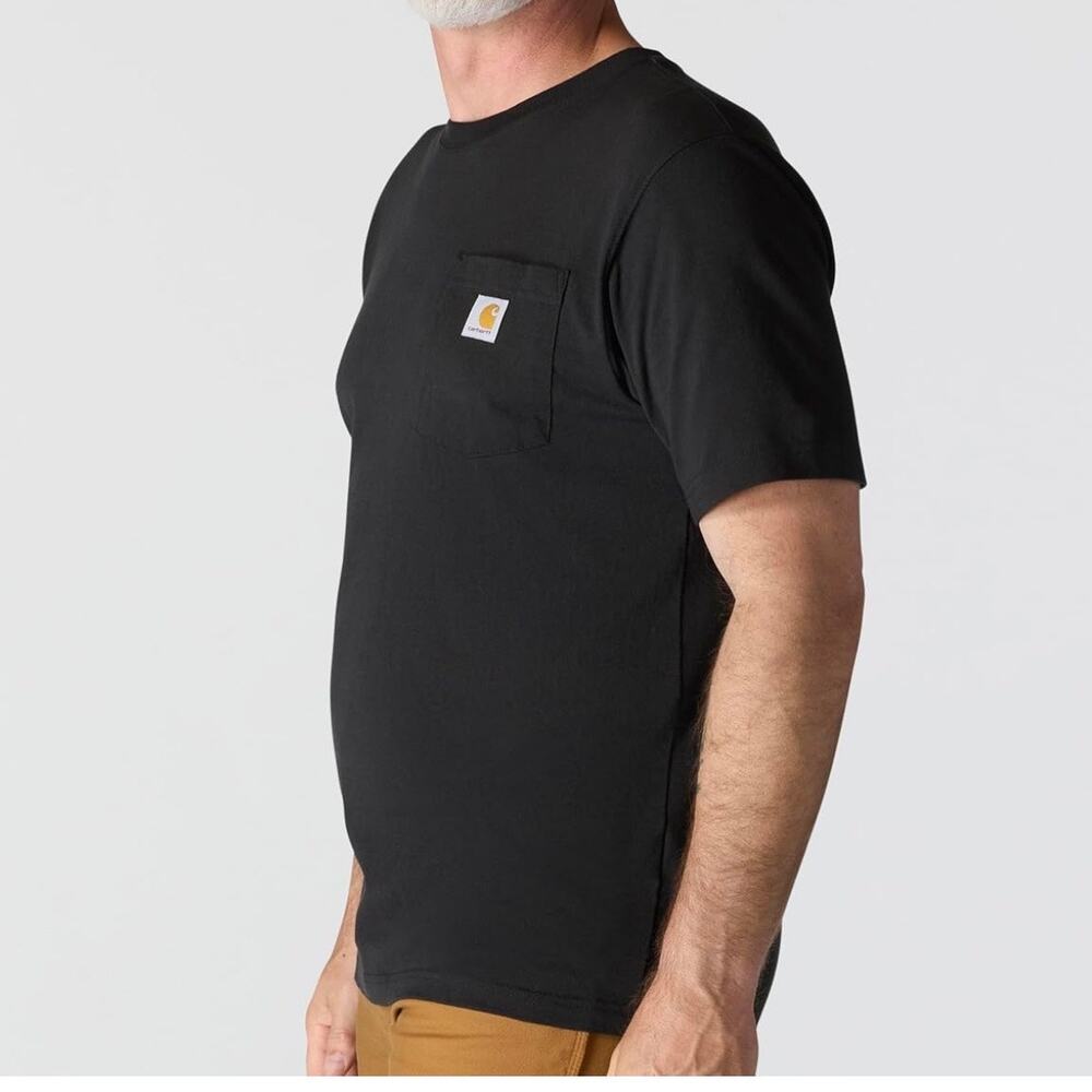 Carhartt Iconic K87 Pocket T-Shirt Size S Black (178)